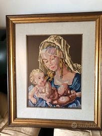 Quadro fatto a mezzo punto