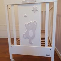 Lettino Erbesi Cucù bianco