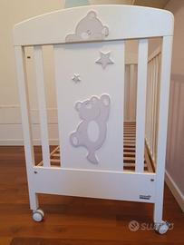 Lettino Erbesi Cucù bianco