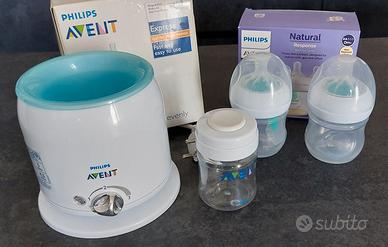 Scalda biberon Philips Avent + Biberon Avent