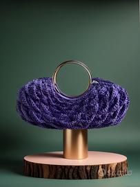 Borsa uncinetto lilla/viola - NiaFinesse