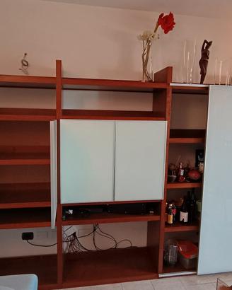 Armadio soggiorno legno massello noce