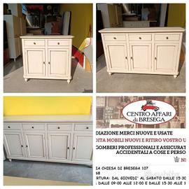 Credenze "Napoletane" Laccate Pattinate Nuove