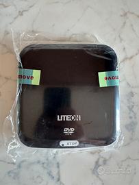 Lettore DVD esterno USB LiteOn slim portatile