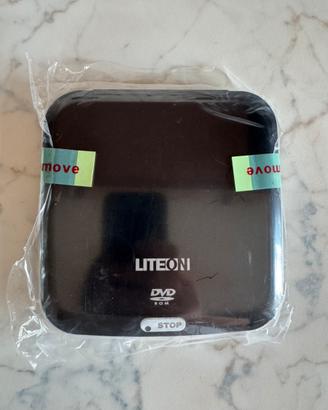 Lettore DVD esterno USB LiteOn slim portatile