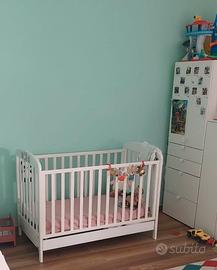 Lettino erbesi con materasso