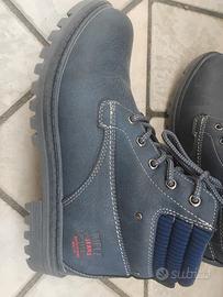 scarponcini blu nr.38