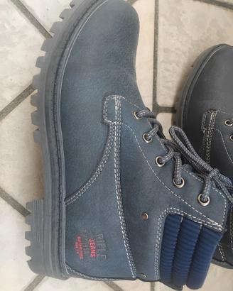 scarponcini blu nr.38