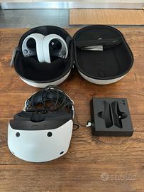 Sony playstation vr2 completo di borsa