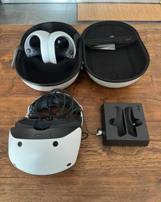 Sony playstation vr2 completo di borsa