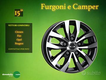 Cerchi in Lega 15" Furgoni e Camper