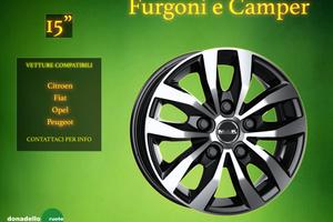 Cerchi in Lega 15" Furgoni e Camper