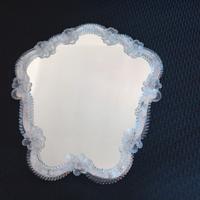 Specchio veneziano di Murano vintage 46 cm