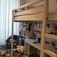 letto singolo a soppalco Ikea