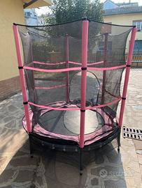 Tappeto elastico Klarfit Rocketkid 140cm trampolin