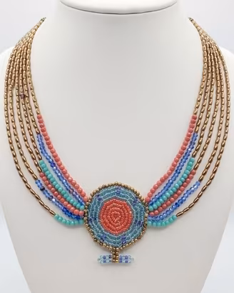 Collana Vintage Etnica Cleopatra Boho handmade