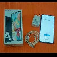Samsung A71 con caricatore e cover