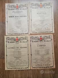 Locandine Teatro Alla Scala 