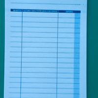 LOTTO 40 BLOCCHI CONTI RISTORANTE