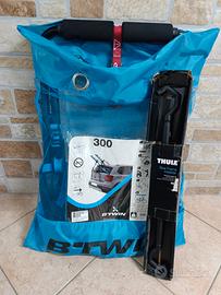 portabici BTWIN 300  più asta bici donna