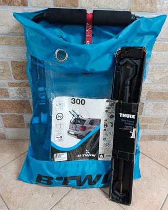 portabici BTWIN 300  più asta bici donna