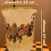 Vaso decoupage