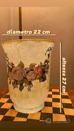 Vaso decoupage