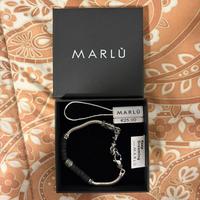 Marlù bracciale snake con dischetti pietra lavica