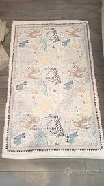 Tappeto colorato con animali 