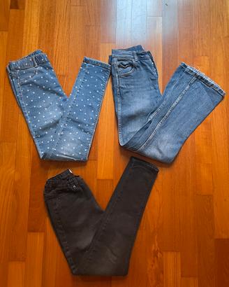 Set 3 jeans bambina