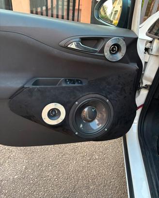 tasche impianto audio Opel corsa E