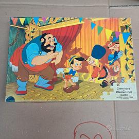 Puzzle vintage anni '80 Walt Disney Pinocchio Clem