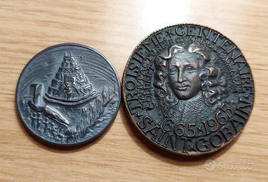Medaglie Divina Commedia 1984 e Saint Gobain 1965