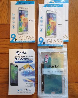 Vari vetri protettivi cellulare smartphone