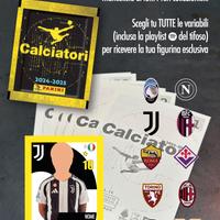 Figurina Personalizzata Calciatori 2024 2025