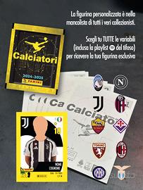 Figurina Personalizzata Calciatori 2024 2025