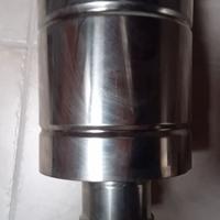 CAPPELLO ANTIVENTO A BOTTE ACCIAIO INOX D. 80 Cann