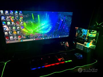 PC GAMING WATERCOOLED 3080 10GB + Monitor 34 144hz