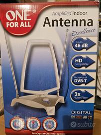Antenna TV da interni one for all DVB-T con filtro
