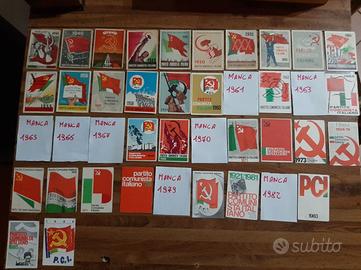 P.C.I. Tessere Partito Comunista Italiano