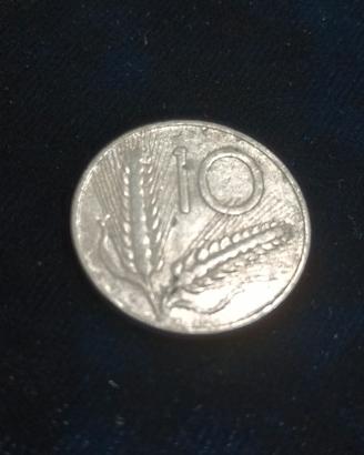 Moneta da 10 Lire della Repubblica Italiana 