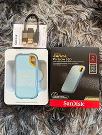 SanDisk Extreme Portable SSD 2TB 1050 MB/s nuova