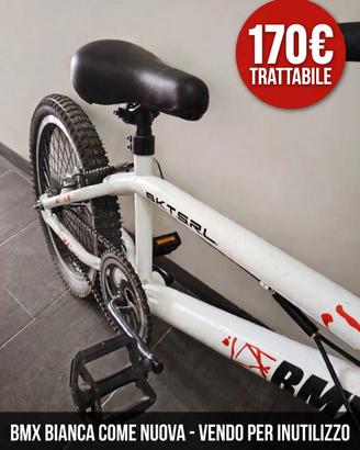 BMX BIANCA - COME NUOVA