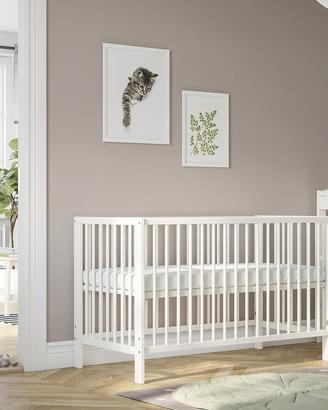 Lettino culla Gulliver Ikea legno bianco