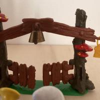 Puffi cancello del villaggio anni '80