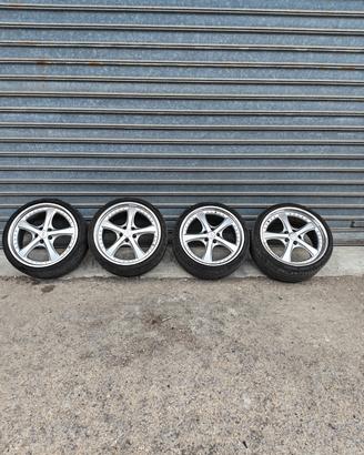 SET 4 cerchi + gomme RH alurad RAU  Vesuv da 19