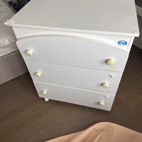 Cassettiera PALI bianca