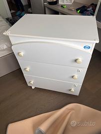 Cassettiera PALI bianca