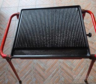 Barbecue a gas  con piastra in ghisa