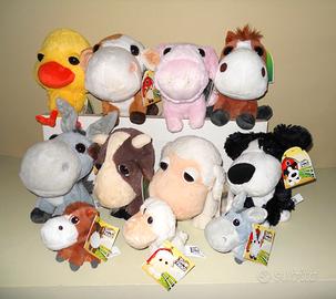 Peluche "AMICI della FATTORIA" 11 pezzi NUOVI!
